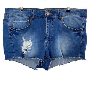 Love & Legend Distressed Short Jean Short - 12